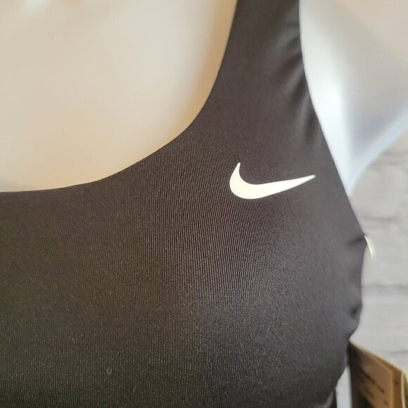 Nike Womens Logo Scoop Neck Tankini Swim Top - Picture 2 of 5
